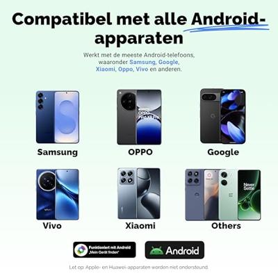 Lifemate Life Tag - Android keyfinder/locatietag - Android/Google Find My Device - 4-pack