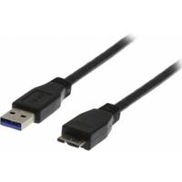 Deltaco USB3-005S USB-kabel 0,5 m USB 3.2 Gen 1 (3.1 Gen 1) USB A Micro-USB B zwart - thumbnail