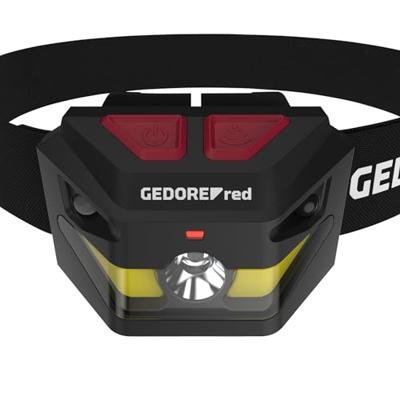 Gedore led hoofdlamp | abs | 4 lichtstanden | 50-260 lumen - r95500058 Gedore led hoofdlamp | abs | 4 lichtstanden | 50-260 lumen - r95500058