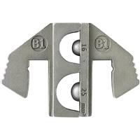 TOOLCRAFT PLE-0B1 Krimp-onderdelen Ongeïsoleerde kabelschoenen Krimpbereik: 16 tot 25 mm² Geschikt voor merk: TOOLCRAFT PZ-500 - thumbnail