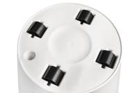 Elho pot+wiel loft urban rond D50cm wit - thumbnail