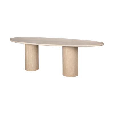 Richmond Organische Eettafel 'Renaissance' Travertin, 240 x 100cm Richmond Organische Eettafel 'Renaissance' Travertin, 240 x 100cm