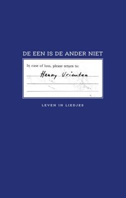 De een is de ander niet (Paperback)