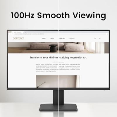 BenQ GW2491 23,8” 1080p FHD 100 Hz IPS Eye-Care monitor, HDMI, DisplayPort, 1080 x 1920, extra smalle bezel, TÜV-gecertificeerd, Flicker-free, Low Blue Light Plus, Eye-CareU