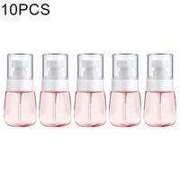 10 stuks Portable hervulbare plastic Fine mist parfum spray fles transparante lege spray sproeier fles 30ml (roze) - thumbnail