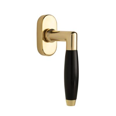 De Oude Deurklink Raamsluiting Klassiek - Draai kiep in messing gelakt