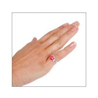 Glamour kinder ringen 8stuks in konijn juwelenbox - thumbnail