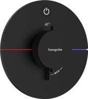 Hansgrohe ShowerSelect Comfort S thermostaat inbouw voor 1 functie, mat zwart - thumbnail