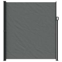 Windscherm uittrekbaar 220x500 cm antracietkleurig - thumbnail