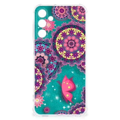 Samsung Galaxy A15 Back Cover Cirkels en Vlinders Samsung Galaxy A15 Back Cover Cirkels en Vlinders