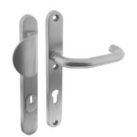 Intersteel Veiligheidsbeslag SKG3 smal geveerd greep/kruk verkropt PC72mm kerntrekbeveiliging - RVS - thumbnail