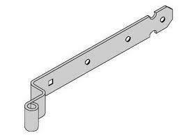 GB heng met bocht 450x45x6.0 pendia Ø16 verzinkt | 10 stuks - GB443090010