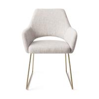 Jesper Home Eetkamerstoel 'Yanai' Slide Gold, kleur Pigeon - thumbnail