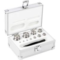 Kern 354046 Gewichtenset 354-046, OIML-klasse M2, nominale waarde 1 g - 200 g, knop, roestvrij staal fijngedraaid, in aluminium etui - thumbnail