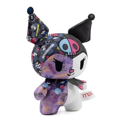 Sanrio DZNR Plush Figure Kuromi Graffiti Edition 18 cm