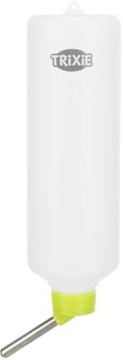 TRIXIE DRINKFLES KUNSTSTOF MET DRAADBEUGEL ASSORTI 450 ML 3 ST