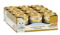 GOURMET GOLD LUXE MIX ZEEVIS IN SAUS MET SPINAZIE 85 GR - thumbnail
