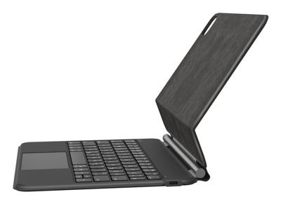 Belkin Bluetooth Pro toetsenbord met hoes en magnetische standaard, iPad-toetsenbord, multi-gebarenbediening, bevestiging van Apple Pencil, QWERTZ, multimedia-toetsen voor iPad M4 Pro 11 inch