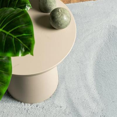 Vloerkleed laagpolig zacht en wasbaar 140x200 cm blauw