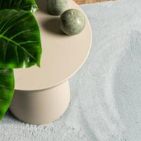 Vloerkleed laagpolig zacht en wasbaar 160x160 cm blauw - thumbnail