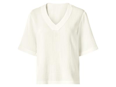 esmara Mousseline dames top (Wit, S)