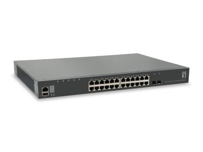 LevelOne GTL-2881 Managed network switch L3 Gigabit Ethernet (10/100/1000) Grijs netwerk-switch