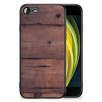 iPhone SE 2022 | SE 2020 | 7/8 Houten Print Telefoonhoesje Old Wood - thumbnail