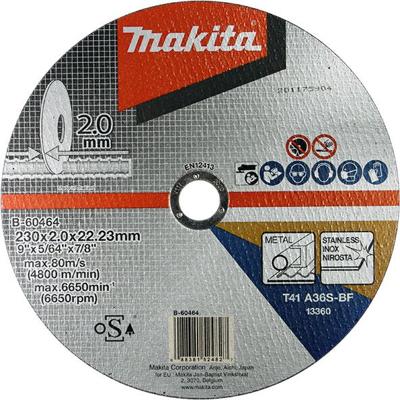 Makita B-60464 Doorslijpschijf 230x2,0x22,23mm RVS/staal