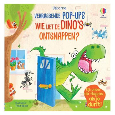 WPG Uitgevers Wie liet de dino&apos;s ontsnappen? pop-up boek