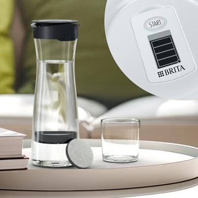 Waterfilterkaraf fresh black - thumbnail