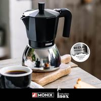 Percolator Monix INOX BLACK 9T Zwart 470 ml - thumbnail
