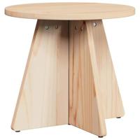 Salontafel 3 pcs Naturel 49 x 49 x 30 cm Massief grenenhout - thumbnail
