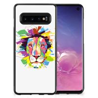 Samsung Galaxy S10 | Bumper Hoesje | Lion Color - thumbnail