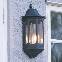 Pallas Ergane zwart 566-750 wandlamp Konstsmide OUTLET OP=OP - thumbnail