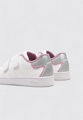 Lage baskets voor babymeisjes Eclyper GEOX wit