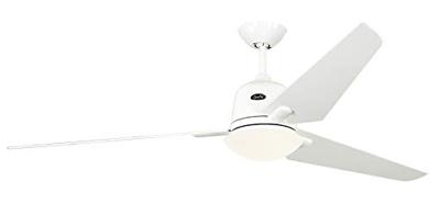 CasaFan Eco Aviatos 162 WE-WE Plafondventilator 31 W (Ø x h) 162 cm x 365 mm Wit-lak Verwisselbare bladen, Met lamparmatuur, Met afstandsbediening CasaFan Eco Aviatos 162 WE-WE Plafondventilator 31 W (Ø x h) 162 cm x 365 mm Wit-lak Verwisselbare bladen, Met lamparmatuur, Met afstandsbediening