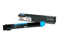 Lexmark C950X2CG tonercartridge Origineel Cyaan 1 stuk(s) - thumbnail