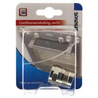 Scanpart Comfooraansluit. 1/2inch Recht - thumbnail