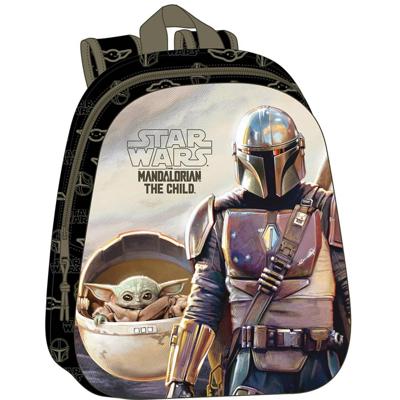 3D-Kinderrugzak The Mandalorian Zwart Beige 27 x 33 x 10 cm 3D-Kinderrugzak The Mandalorian Zwart Beige 27 x 33 x 10 cm