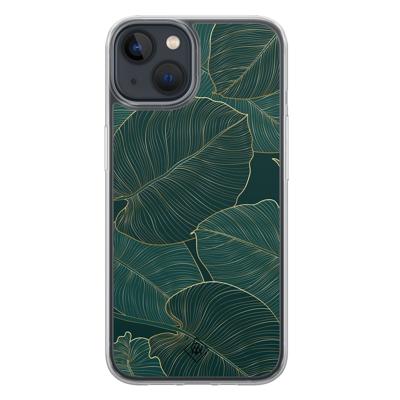 iPhone 13 mini hybride hoesje - Monstera leaves