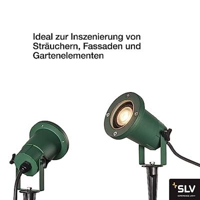Buitenspot Nautilus 15 inclusief 1,5 meter kabel met stekker GU10 Groen