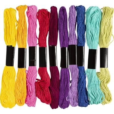 Creativ Company Borduurgaren, dikte 1 mm, kleurrijk, 10x8 m/ 1 doos