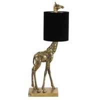 Light & Living Tafellamp 'Giraffe' 61cm, kleur Antiek Brons/Zwart - thumbnail