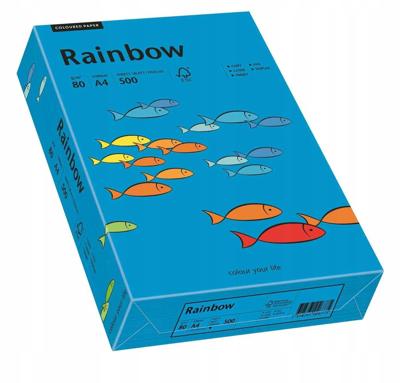 Papyrus kopieerpapier regenboog blauw A4 80gr 500vel