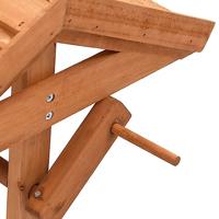 Plantenbak wensput 40x40x84 cm vurenhout - thumbnail