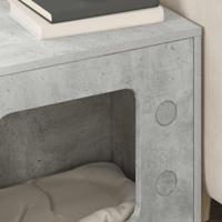 Kattenhuis Beton 51 x 30 x 52 cm Bewerkt hout - thumbnail