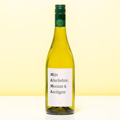 Wijnfles Mijn Mama Wijnfles - Wit (Sauvignon Blanc)