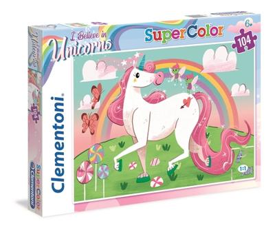 Clementoni puzzel eenhoorn, 104st. Clementoni puzzel eenhoorn, 104st.