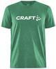 Craft 1913421 Community Logo SS Tee M - Team Green Melange - XXL - thumbnail