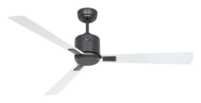 CasaFan ECO NEO III 132 BG-WE/LG WiFi Flügel Weiß/Lichtgrau Plafondventilator 27 W (Ø x h) 132 cm x 360 mm Basaltgrijs Met afstandsbediening, Timer, Met